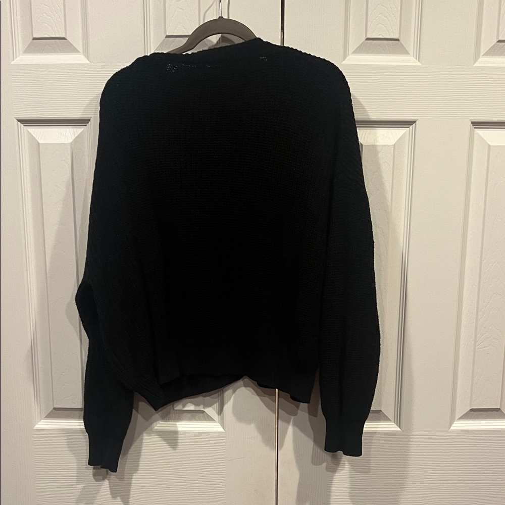 Time and Tru Black Button-Up Cardigan - Picture 8 of 11